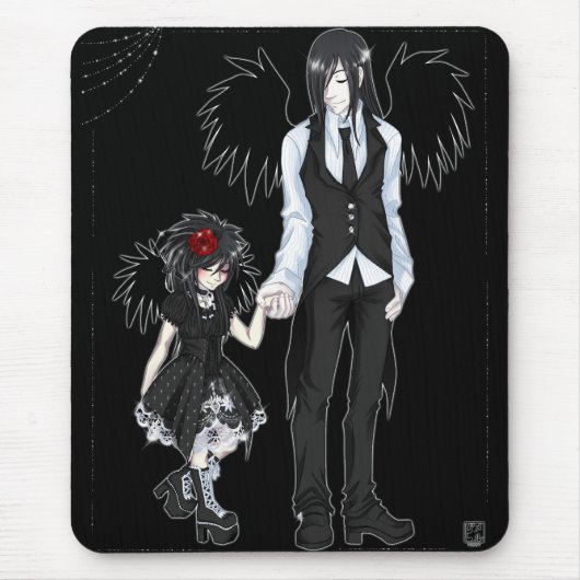 Voor altijd met jou Mousepad Muismat (Voorkant)