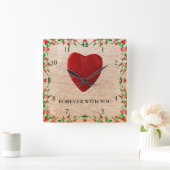 Voor altijd met jou vierkante klok (Huis)