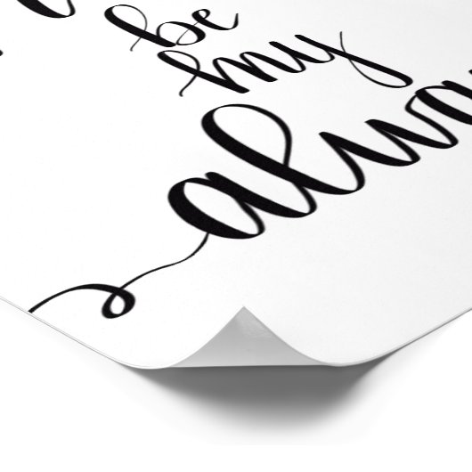 Voor altijd mijn altijd poster (Hoek)