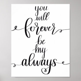 Voor altijd mijn altijd poster