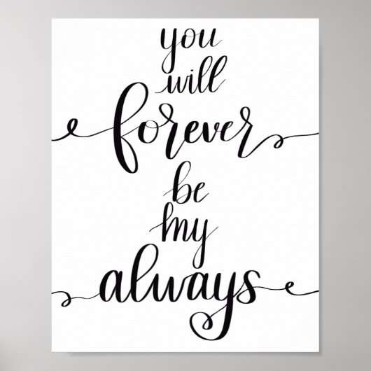 Voor altijd mijn altijd poster (Voorkant)