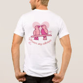 Voor altijd mijn altijd Tri-Blend shirt (Achterkant)