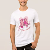 Voor altijd mijn altijd Tri-Blend shirt (Voorkant)