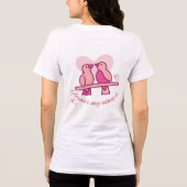 Voor altijd mijn altijd Tri-Blend shirt (Achterkant)