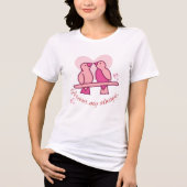 Voor altijd mijn altijd Tri-Blend shirt (Voorkant)