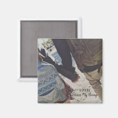 Voor altijd mijn altijd vierkante magneet (Voorkant / Achterkant)