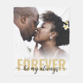 Voor altijd mijn foto zijn fleece deken (Voorkant)