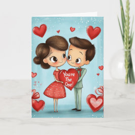 Voor altijd mijn liefde feestdagen kaart