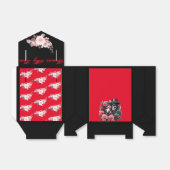 "Voor altijd, mijn liefde" Gotisch paar Valentijns Bedankdoosjes (Uitgevouwen)