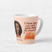 'Voor altijd mijn Valentijn' Latte mok (Rechterhoek)