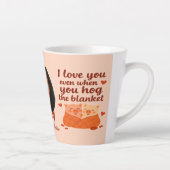'Voor altijd mijn Valentijn' Latte mok (Rechts)