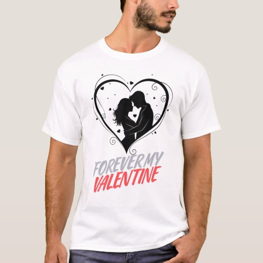 Voor altijd mijn Valentijn T-shirt (Voorkant)