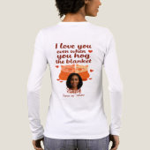 'Voor altijd mijn Valentijn' Tri-Blend T-shirt (Achterkant)