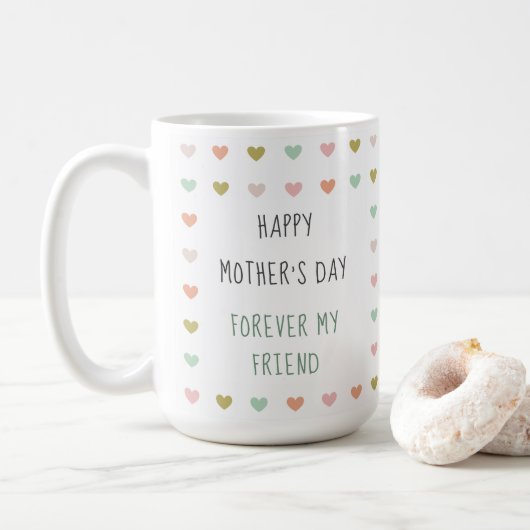 Voor altijd mijn vriend | Moederdag Koffiemok (Met donut)