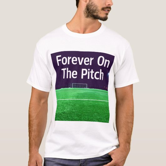 Voor altijd op het voetbalveld t-shirt (Voorkant)
