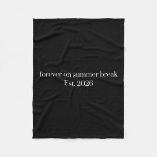 Voor altijd op zomervakantie Pensioen Schattige zo Fleece Deken