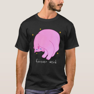 Voor altijd raar Kat Roze Unieke Fabulous Kitten T-shirt
