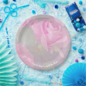 Voor altijd Roos Roze Abstract Bord papier (Feest)