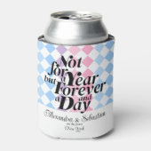 Voor altijd samen bruiloft partij gunst Drink Blikjeskoeler (Blikje Voorkant)