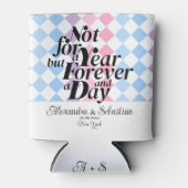 Voor altijd samen bruiloft partij gunst Drink Blikjeskoeler (Voorkant)