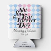 Voor altijd samen bruiloft partij gunst Drink Blikjeskoeler (Achterkant)