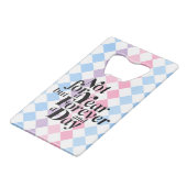 Voor altijd samen bruiloft partij gunst Drink Creditkaart Flessenopener (Achterkant Gekanteld)