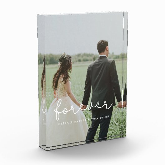 Voor altijd schattige grillige bruiloft fotoblokken (Links)