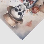 Voor altijd: Skelet getrouwd koppel Decoupage Tissuepapier (Detail)