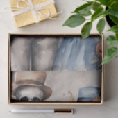 Voor altijd: Skelet getrouwd koppel Decoupage Tissuepapier (Geschenk)