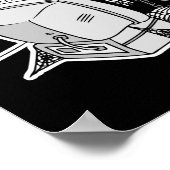 voor altijd skelet op non-actief technische suppor poster (Hoek)