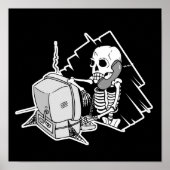 voor altijd skelet op non-actief technische suppor poster (Voorkant)