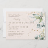 Voor altijd Trouwe Blushing Bride Wit Bloemen Kaart (Voorkant)