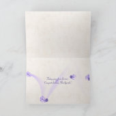 Voor altijd trouwtekst met floreel design kaart (Binnen)