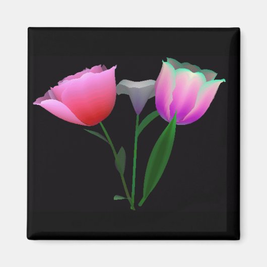 Voor altijd Tulpen 1 Magneet (Voorkant)