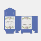 Voor altijd - Twee harten - Één liefde  Bedankdoosjes (Uitgevouwen)