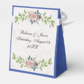 Voor altijd - Twee harten - Één liefde  Bedankdoosjes (Achterkant)