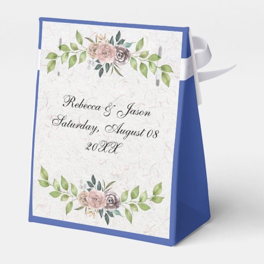 Voor altijd - Twee harten - Één liefde  Bedankdoosjes (Achterkant)