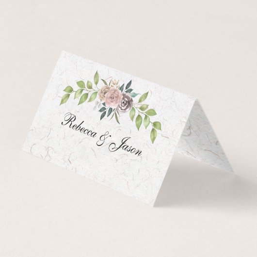 Voor altijd - twee harten - één liefde bedankt kaart (Achterkant)