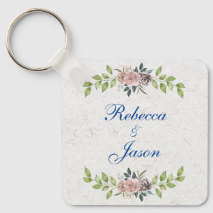 Voor altijd - twee harten - één liefde sleutelhanger