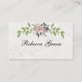 Voor altijd - twee harten - één liefdesVisitekaart Visitekaartje (Voorkant)