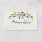 Voor altijd - twee harten - één liefdesVisitekaart Visitekaartje (Voorkant)