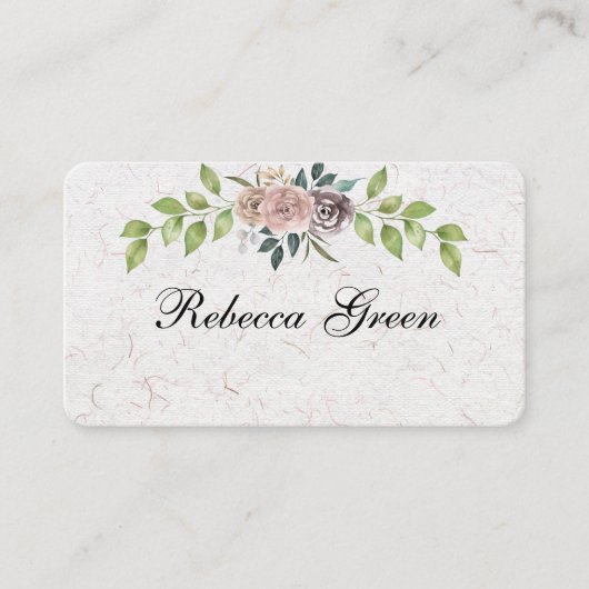 Voor altijd - twee harten - één liefdesVisitekaart Visitekaartje (Voorkant)