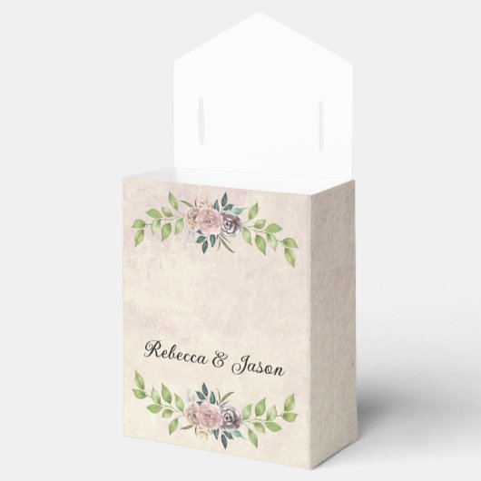 Voor altijd - twee harten - één uitnodigende liefd bedankdoosjes (Geopend)