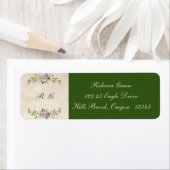 Voor altijd - twee harten - één uitnodigende liefd etiket (Insitu)