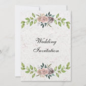 Voor altijd - twee harten - één uitnodigende liefd kaart (Voorkant)