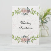 Voor altijd - twee harten - één uitnodigende liefd kaart (Staand voorkant)