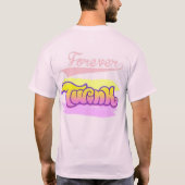 Voor altijd Twink T-shirt (Achterkant)