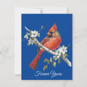 Voor altijd uw vakantiekaart feestdagenkaart (Voorkant)