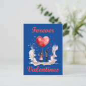 Voor altijd Valentijnse ! Briefkaart (Staand voorkant)