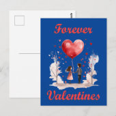 Voor altijd Valentijnse ! Briefkaart (Voorkant / Achterkant)